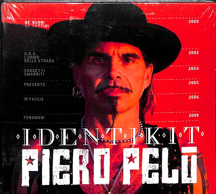Piero Pelù Identikit CD Pop Rock T.E.G Stampa Italiana