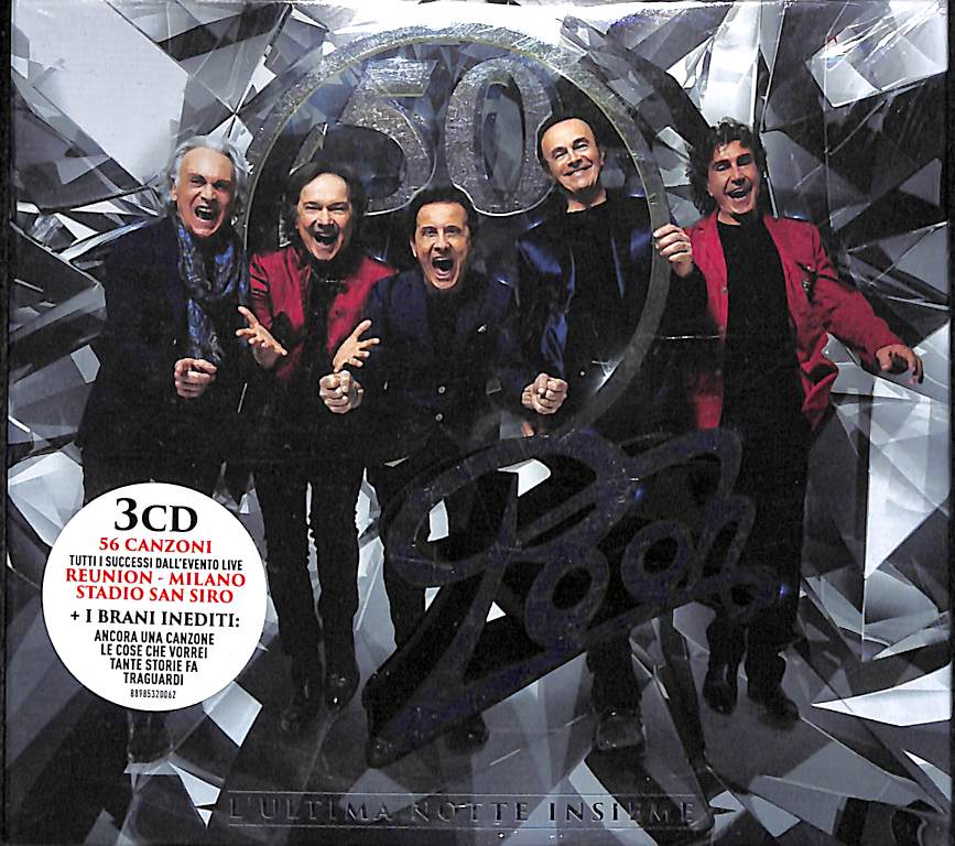 Pooh L'Ultima Notte Insieme CD Vocal Sony Music Stampa Italiana