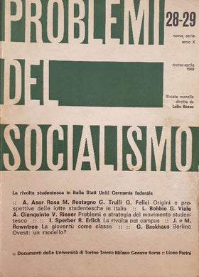 Problemi del socialismo. Mensile n° 28-29. / B. Lelio