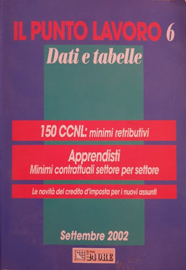 Dati e tabelle - Il punto lavoro 6