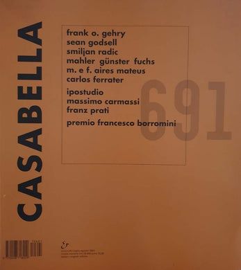 Casabella n. 691, Luglio-Agosto 2001