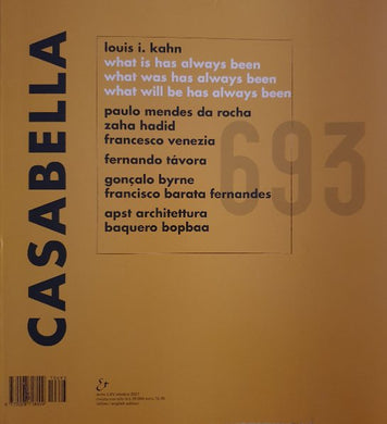 Casabella n. 688, Aprile 2001