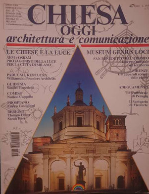 Chiesa oggi architettura e comunicazione n° 47/2001, anno X
