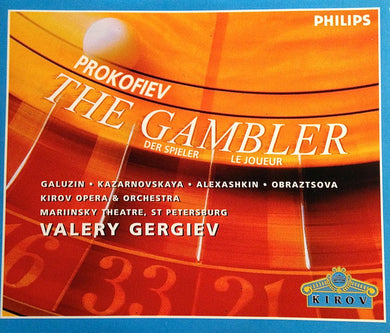 Cd - Prokofiev, Kirov Opera And Orchestra, Valery Gergiev  The Gambler