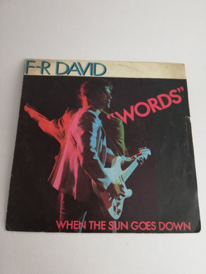 45 giri - F.R. David-Words