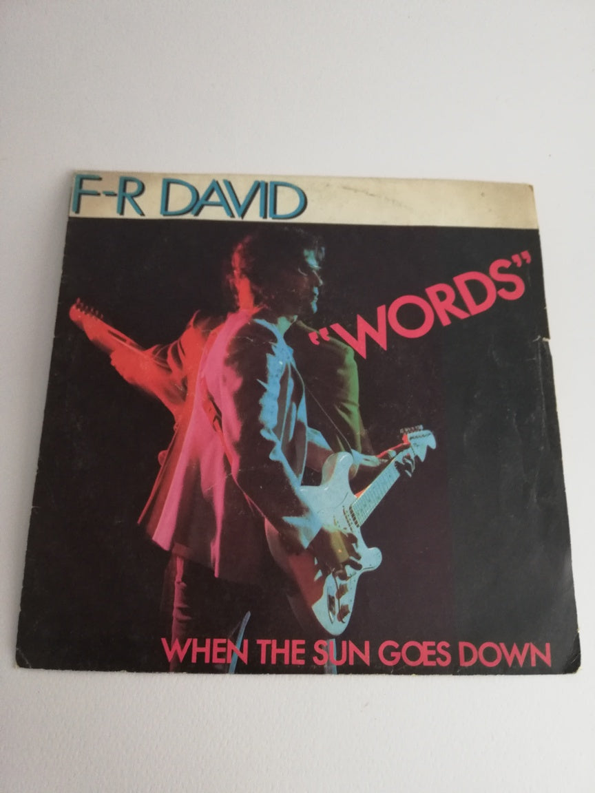 45 giri - F.R. David-Words