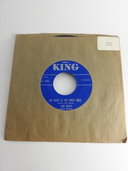 45 giri -  Earl Bostic And His Orchestra  My Heart At Thy Sweet Voice / Cracked Ice