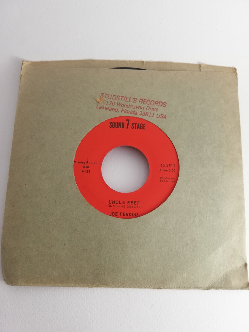 45 giri -  Joe Perkins  Little Eeefin Annie / Uncle Eeef