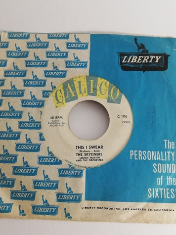 45 giri -   The Skyliners  This I Swear / Tomorrow