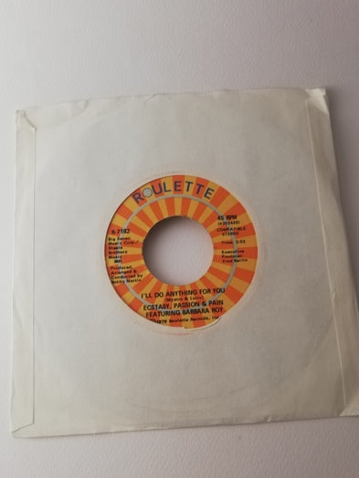 45 giri -  Ecstasy, Passion & Pain Featuring Barbara Roy  Touch And Go