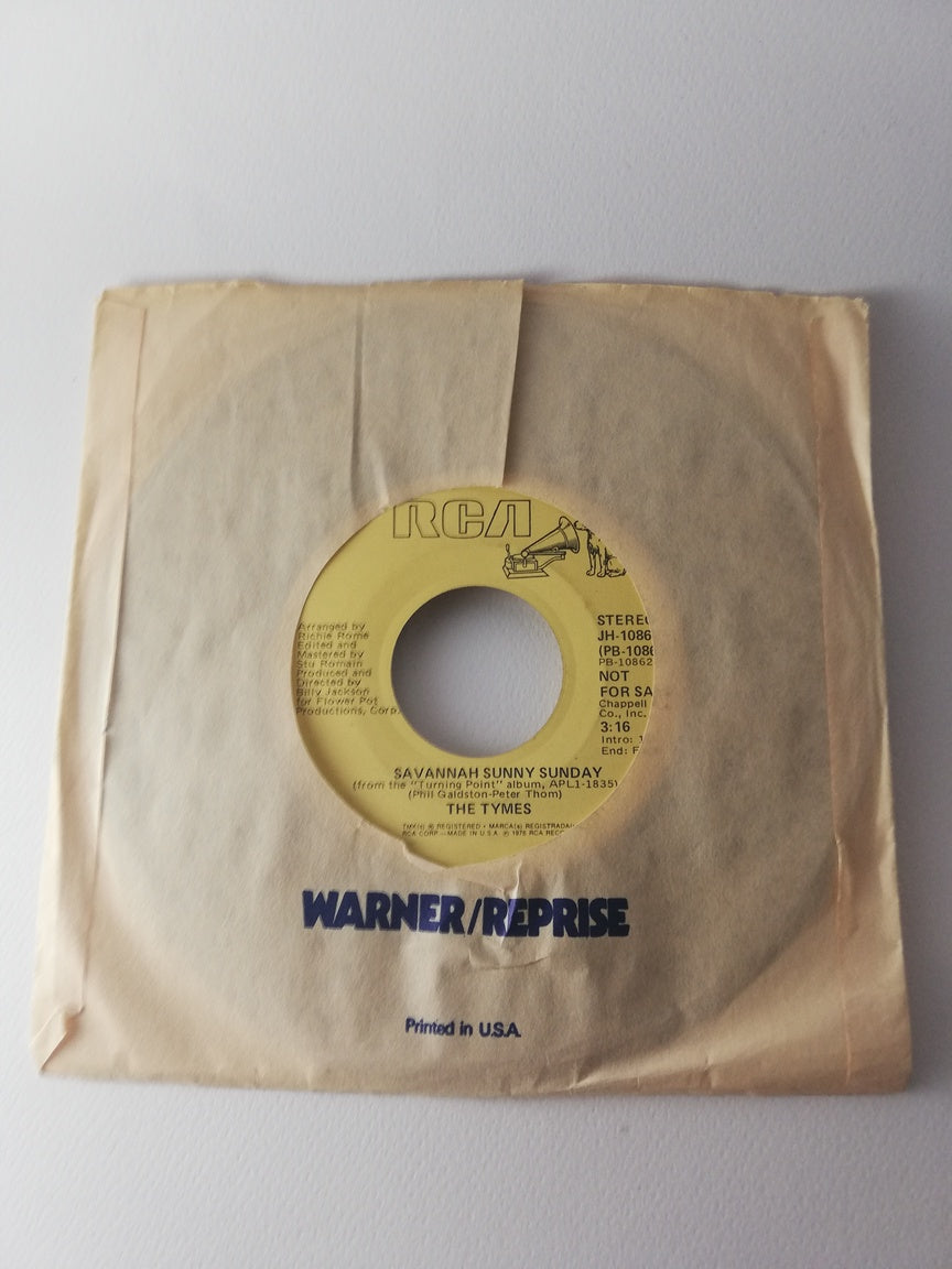 45 giri -  The Tymes  Savannah Sunny Sunday