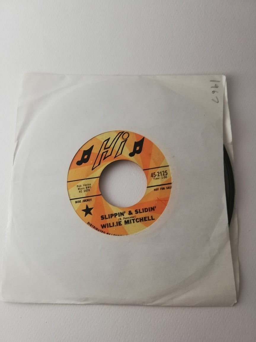 45 giri -   Willie Mitchell  Slippin& Slidin
