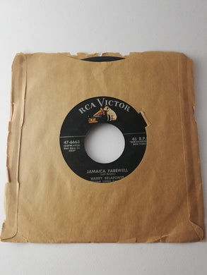 Harry Belafonte Jamaica Farewell Vinile 45 Giri Calypso RCA Victor 1956