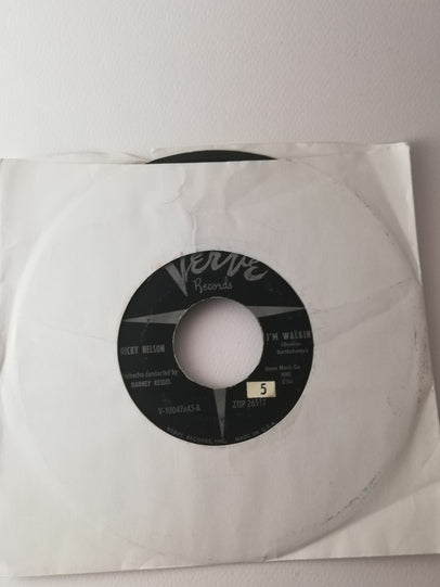 45 giri -  Ricky Nelson   I'm Walkin' / A Teenager's Romance