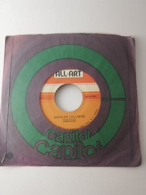 Simon Diaz Con Hugo Blanco Y Su Conjunto Las Locas  45 Giri (Cat. B02191B7)