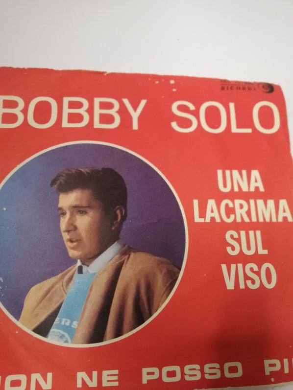 45 giri - Bobby Solo  Una Lacrima Sul Viso