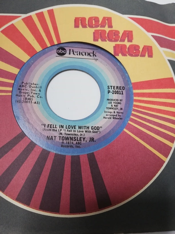 45 giri -  Nat Townsley, Jr.  I Fell In Love With God  Old Time Religion