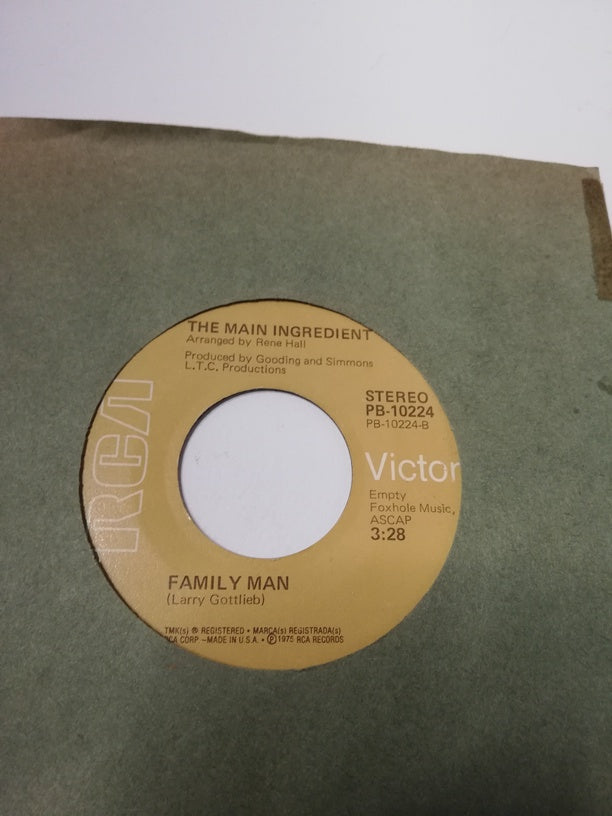 45 giri -  The Main Ingredient  Rolling Down A Mountainside  Family Man