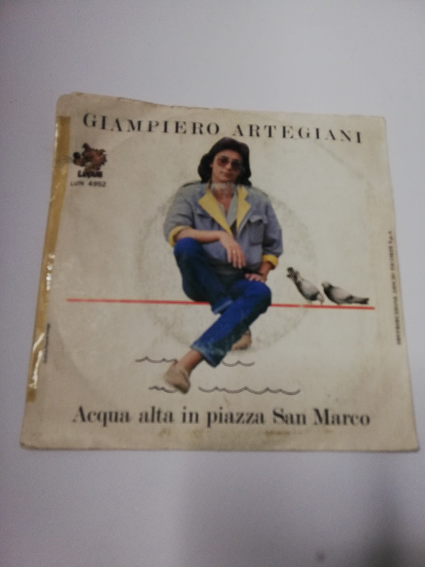 45 giri - Giampiero Artegiani  Acqua Alta In Piazza San Marco