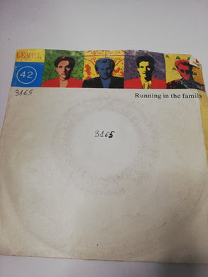 45 giri -  Level 42  Running In The Family