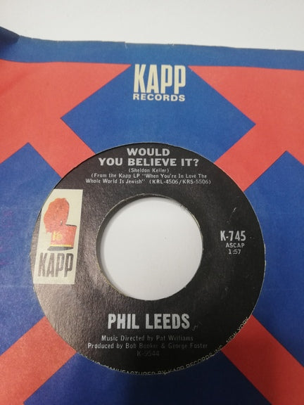 45 giri -    Frank Gallop  Phil Leeds  The Ballad Of Irving  Would You Believe It?