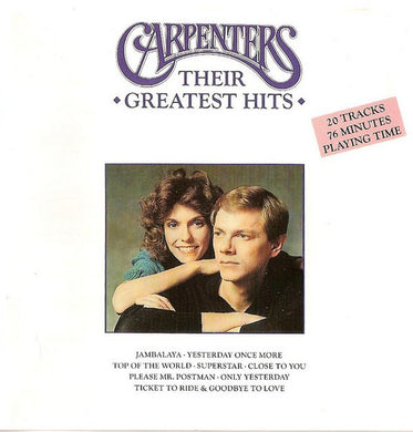 Cd - Carpenters  Their Greatest Hits