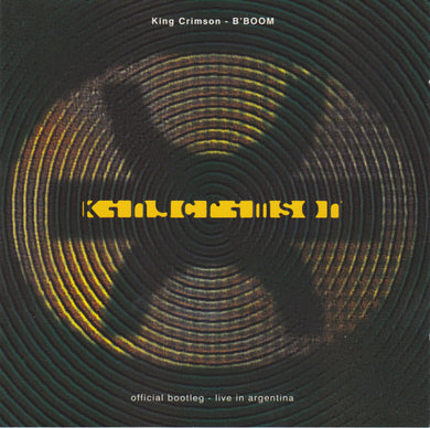 Cd - King Crimson  B'Boom (Official Bootleg - Live In Argentina)