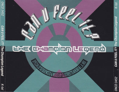 Cd - Various  Can U Feel It? - The Champion Legend