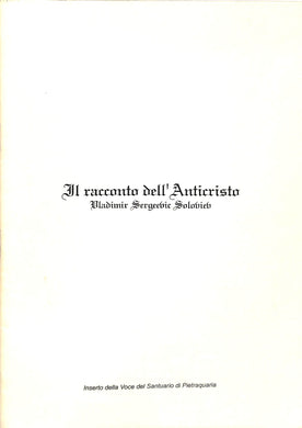 Il racconto dell'Anticristo / Vladimir Soloviev  Testo