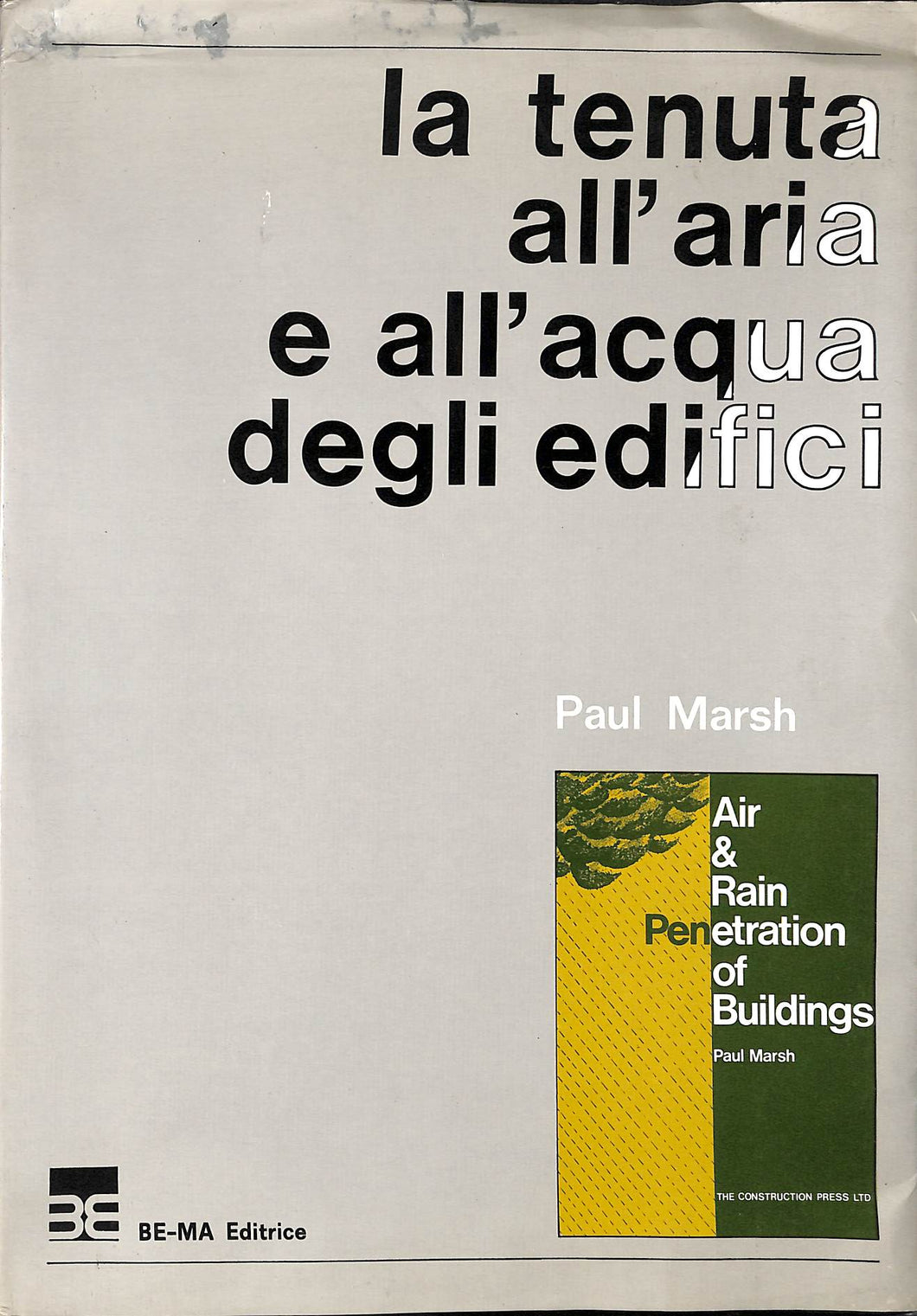 la tenuta all'aria e all'acqua degli edifici 1979