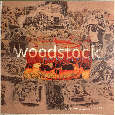 4 x CD Box - Various  Woodstock - Three Days Of Peace And Music - Twenty-Fifth Anniversary Collection