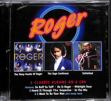 CD - Roger  The Many Facets Of Roger / The Saga Continues / Unlimited