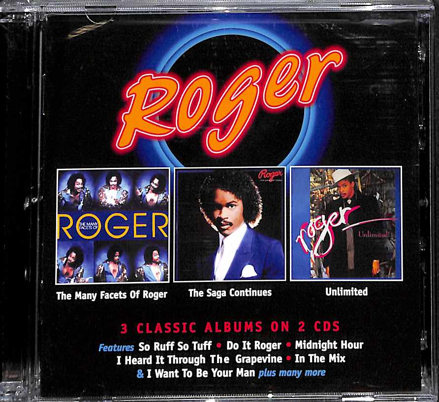 CD - Roger  The Many Facets Of Roger / The Saga Continues / Unlimited