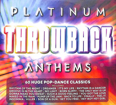CD - Various  Platinum Throwback Anthems (60 Huge Pop-Dance Classics)