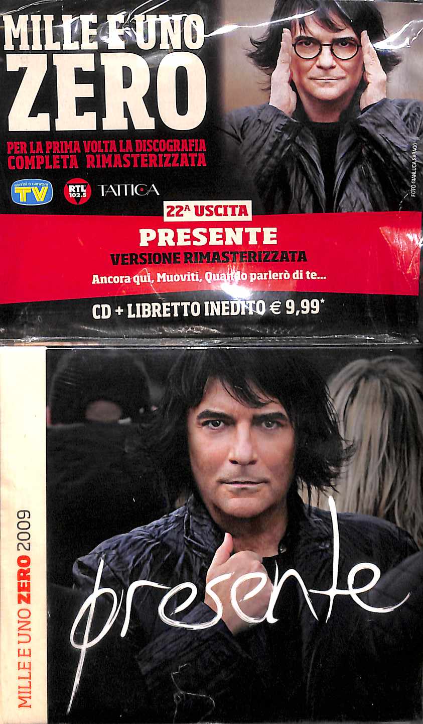 Cd - Renato Zero  Presente Mondadori