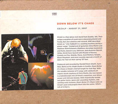 Cd - Kinski  Down Below It's Chaos