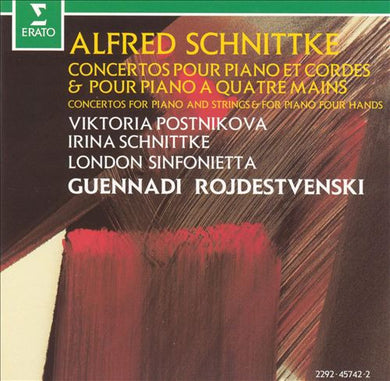 Cd - Alfred Schnittke - Concertos Pour Piano Et Cordes & Pour Piano A Quatre Mains