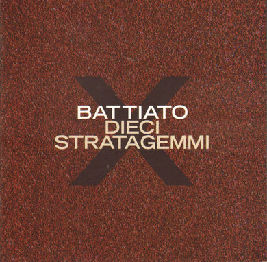 Cd -  Franco Battiato - Dieci Stratagemmi X