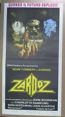 Locandina Zardoz Sean Connery John Boorman Charlotte Rampling 1974