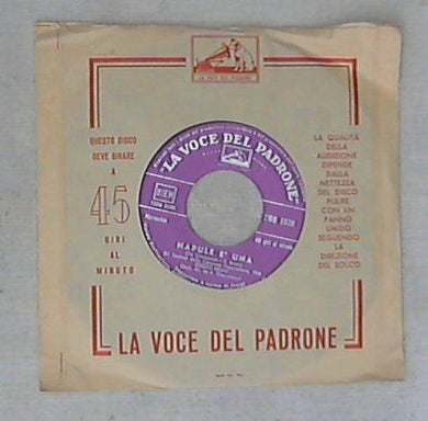 Sergio Bruni - Napule E' Una / Se Dio Vulesse Vinile 45 Giri