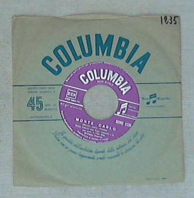 Toni Dalli - Monte Carlo Vinile 45 Giri