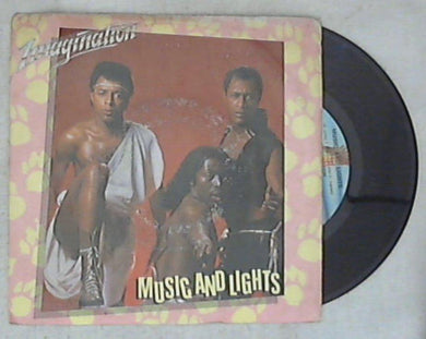 Imagination - Music And Lights Vinile 45 Giri F1 Team 1982 Stampa Italiana