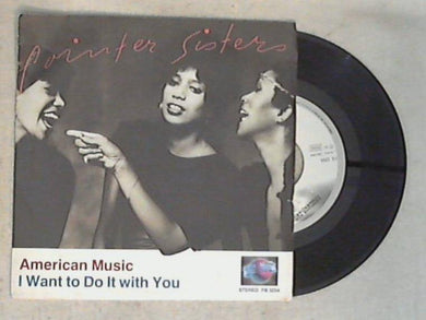 Pointer Sisters - American Music Vinile 45 Giri Planet Records 1982 Stampa Italiana