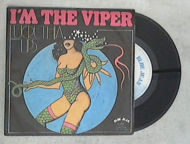 Lucrethia Lips - I'm The Viper Vinile 45 Giri Blue Jean 1977 Stampa Italiana