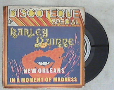 Harley Quinne - New Orleans / In A Moment Of Madness Vinile 45 Giri Bell Records