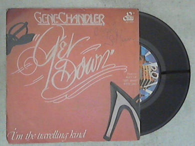 Gene Chandler - Get Down / I'm The Travelling Kind Vinile 45 Giri 20th Century Fox Records Stampa Italiana