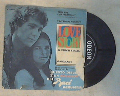 Francis Lai - Love Story Promo Vinile 45 Giri Odeon 1971 Stampa Italiana