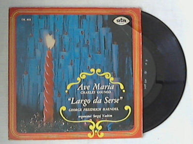 Sergej Yashim Ave Maria / Largo Da 'Serse' Vinile 45 Giri GTA Records  Stampa Italiana