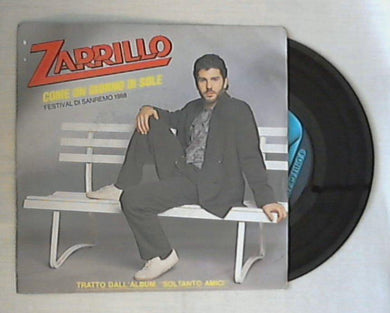 Michele Zarrillo Come Un Giorno Di Sole Vinile 45 Giri Fonit Cetra  Stampa Italiana