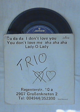 45 giri 7 '' - Trio - Da Da Da / Lady-O-Lady